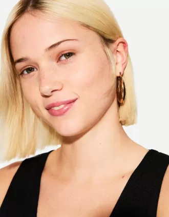 2-pack boho hoop örhängen
