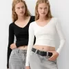 2-pack långärmade V-ringade T-shirts 2-pack långärmade V-ringade T-shirts