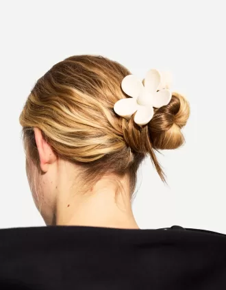 2-pack med hårspännen för blommor