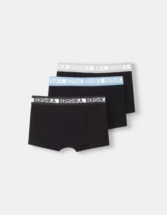 3-pack boxers med brett tryckt midjeband