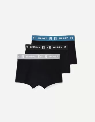 3-pack boxers med brett tryckt midjeband