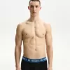 3-pack boxers med brett tryckt midjeband