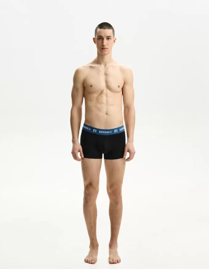 3-pack boxers med brett tryckt midjeband