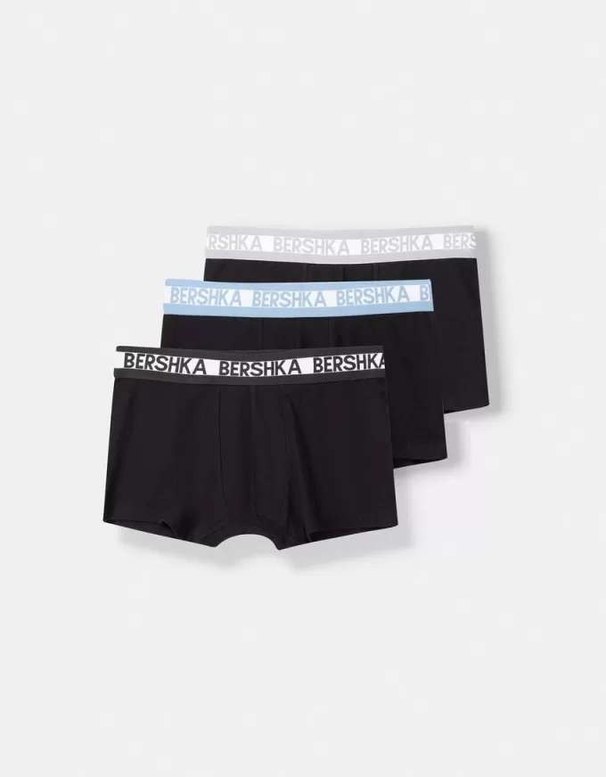 3-pack boxers med brett tryckt midjeband 3-pack boxers med brett tryckt midjeband