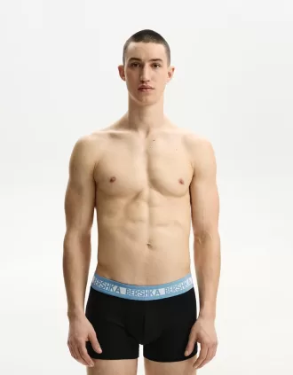 3-pack boxers med brett tryckt midjeband