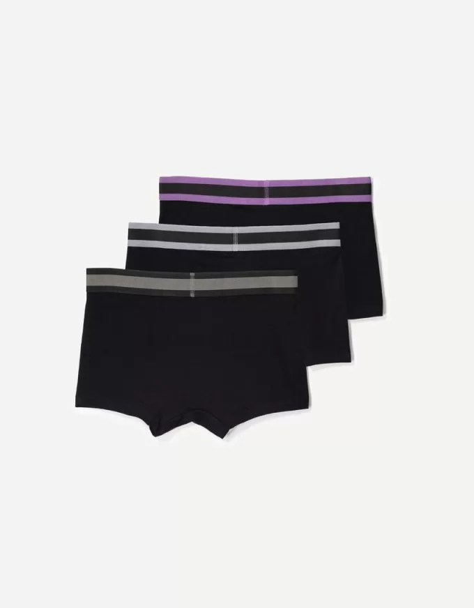 3-pack boxers med tryckt midjeband 3-pack boxers med tryckt midjeband