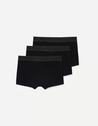 3-pack boxers med tryckt midjeband