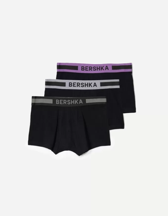 3-pack boxers med tryckt midjeband 3-pack boxers med tryckt midjeband