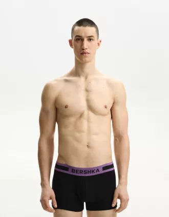 3-pack boxers med tryckt midjeband