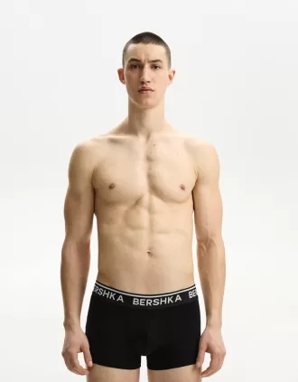 3-pack boxers med tryckt midjeband