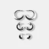 3-pack chunky hoop örhängen 3-pack chunky hoop örhängen