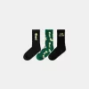 3-pack med tryckta strumpor 3-pack med tryckta strumpor