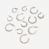 6-pack boho hoop örhängen 6-pack boho hoop örhängen