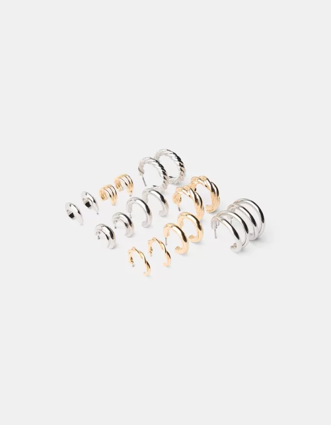 9-pack ringörhängen 9-pack ringörhängen