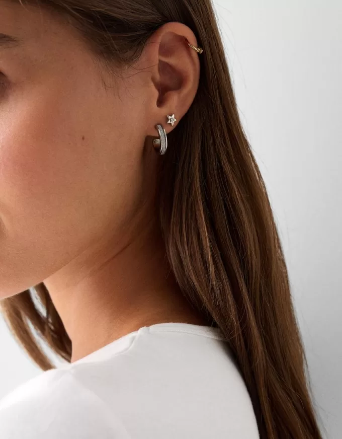9-pack stjärnörhängen i strass 9-pack stjärnörhängen i strass