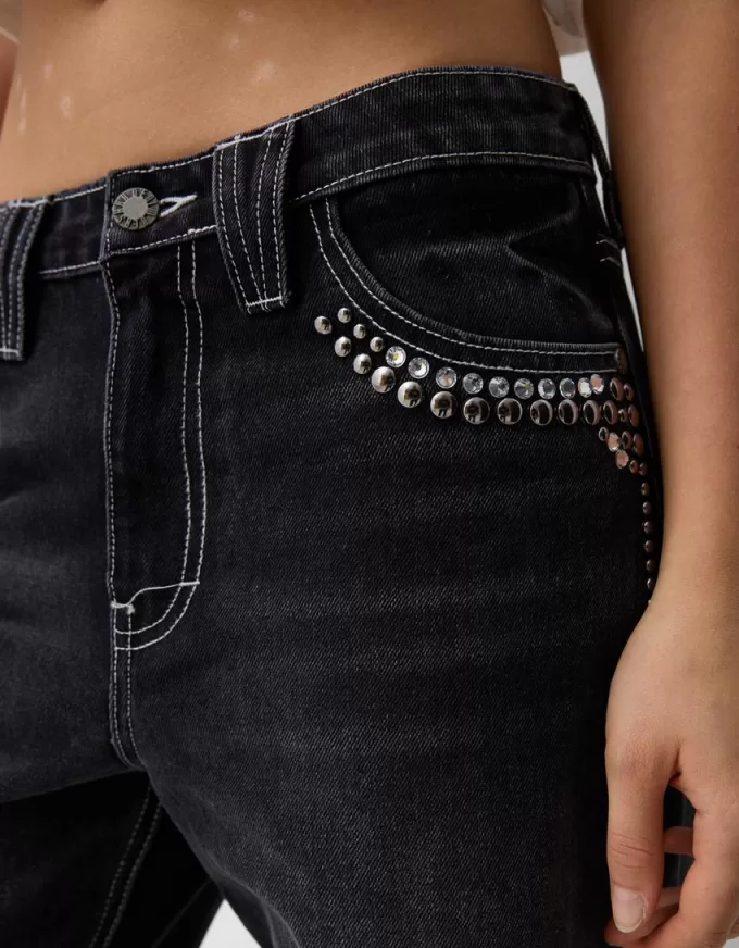 90-talsjeans med breda ben 90-talsjeans med breda ben