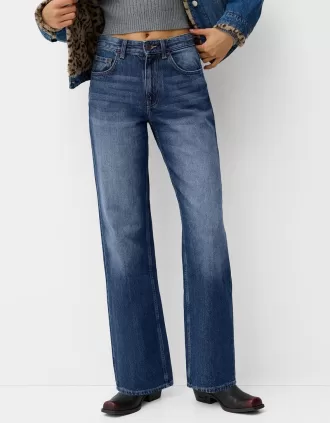 90-talsjeans med vida ben