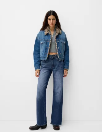 90-talsjeans med vida ben