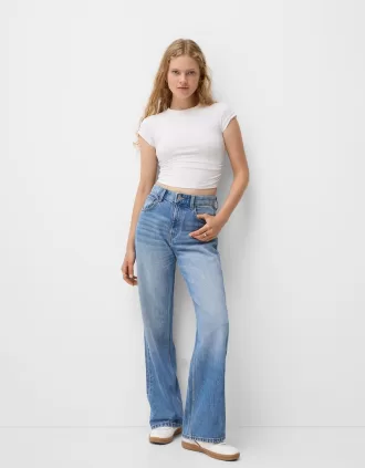 90-talsjeans med vida ben