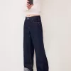90-talsjeans med vida ben och uppvikbara fållar 90-talsjeans med vida ben och uppvikbara fållar
