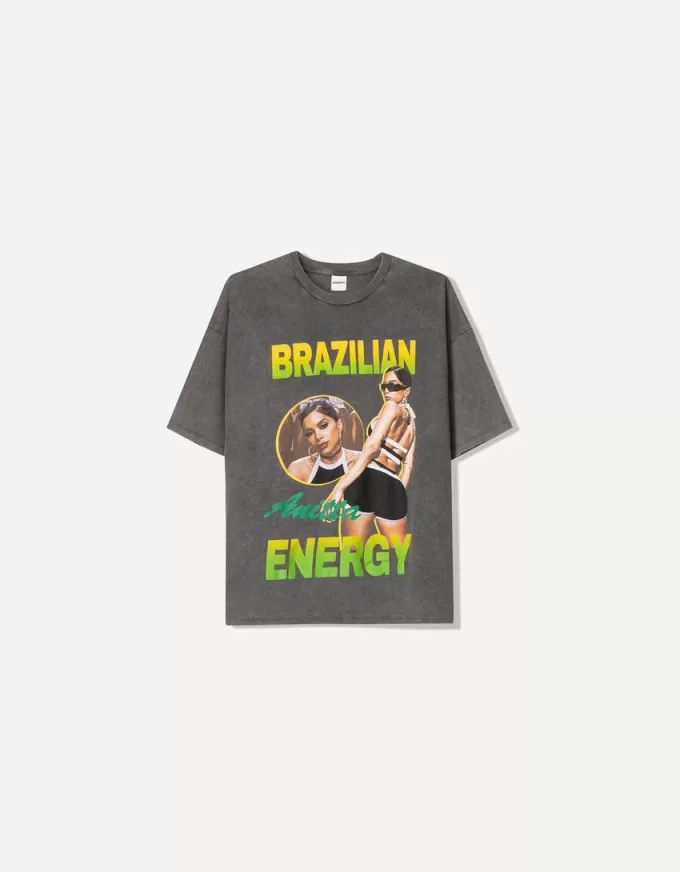 Anitta Brazilian Energy kortärmad T-shirt Anitta Brazilian Energy kortärmad T-shirt