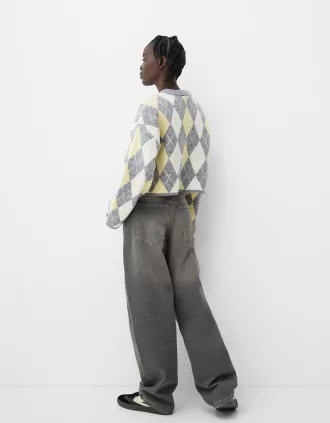 Argyle jacquardtröja
