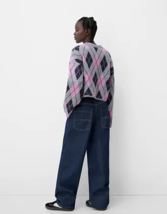 Argyle jacquardtröja