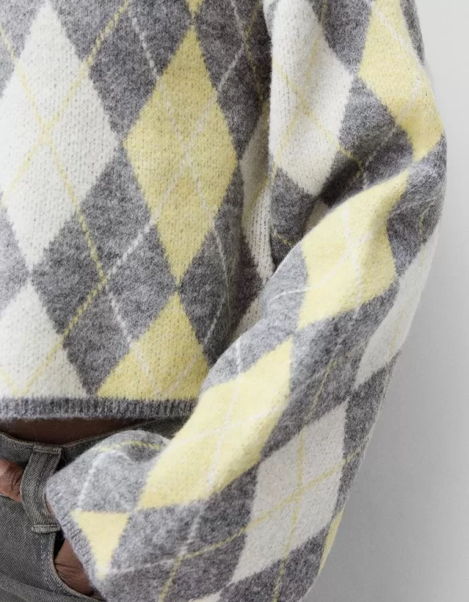 Argyle jacquardtröja Argyle jacquardtröja