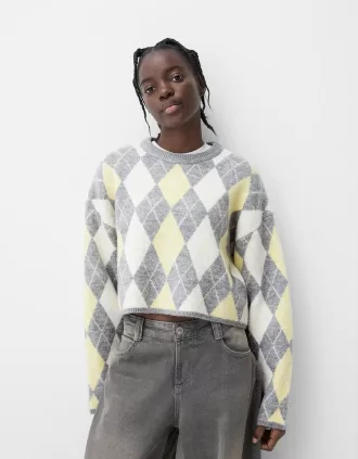 Argyle jacquardtröja