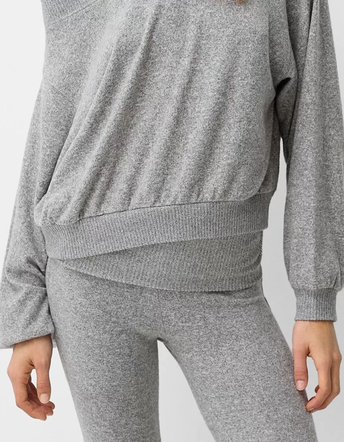 Asymmetrisk mjuktröja