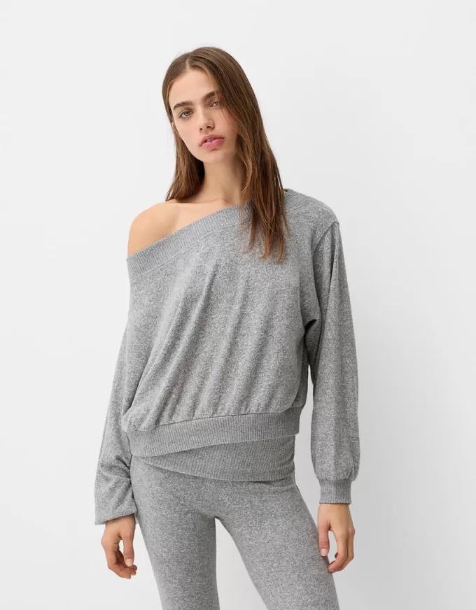 Asymmetrisk mjuktröja