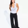 BERSHKA SERIEN draperad body med remmar BERSHKA SERIEN draperad body med remmar