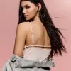 BERSHKA SERIEN draperad body med remmar BERSHKA SERIEN draperad body med remmar