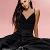 BERSHKA SERIEN draperad body med remmar BERSHKA SERIEN draperad body med remmar