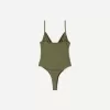 BERSHKA SERIEN draperad body med remmar BERSHKA SERIEN draperad body med remmar