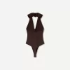 BERSHKA SERIEN draperad body med remmar BERSHKA SERIEN draperad body med remmar