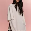 BERSHKA-SERIEN tryckt dubbelärmad T-shirt BERSHKA-SERIEN tryckt dubbelärmad T-shirt