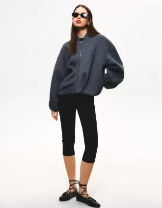 BERSHKA SERIES jacka med neopreneffekt