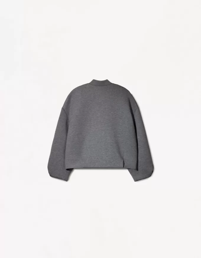 BERSHKA SERIES jacka med neopreneffekt BERSHKA SERIES jacka med neopreneffekt