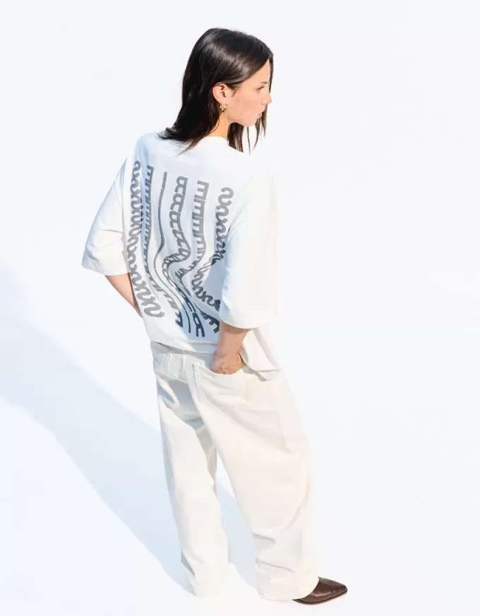 BERSHKA SERIES kortärmad T-shirt med tryck BERSHKA SERIES kortärmad T-shirt med tryck