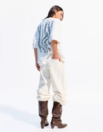 BERSHKA SERIES kortärmad T-shirt med tryck