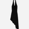 BERSHKA SERIES midiklänning med asymmetrisk fåll BERSHKA SERIES midiklänning med asymmetrisk fåll