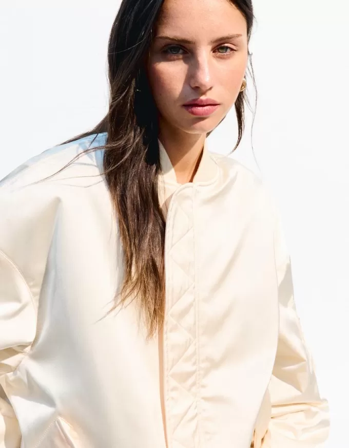 BERSHKA SERIES oversize bomberjacka