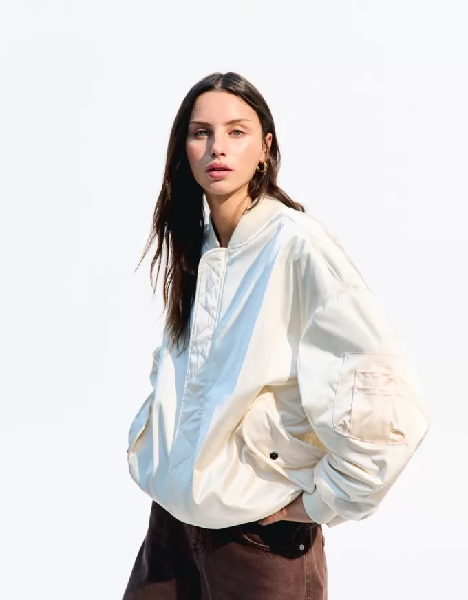 BERSHKA SERIES oversize bomberjacka