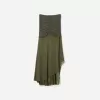 BERSHKA SERIES rynkad midikjol i tyll BERSHKA SERIES rynkad midikjol i tyll