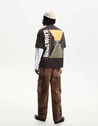 Baggy cargo byxor