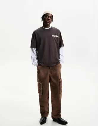 Baggy cargo byxor