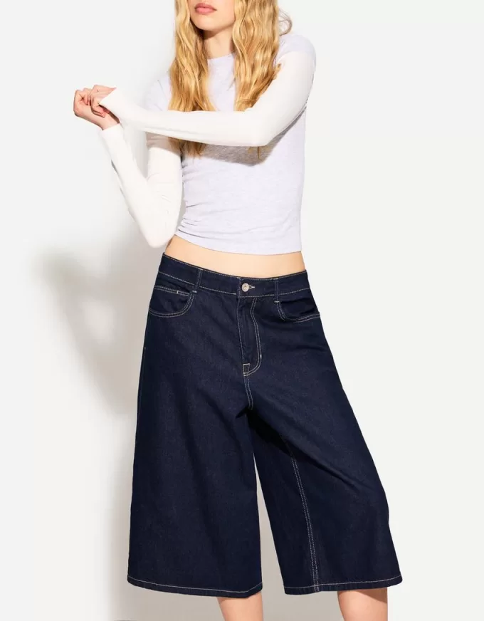 Baggy denim bermudashorts Baggy denim bermudashorts