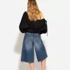 Baggy denim bermudashorts Baggy denim bermudashorts