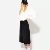 Baggy denim bermudashorts
